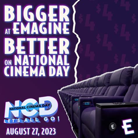 Emagine national cinema day. Things To Know About Emagine national cinema day. 